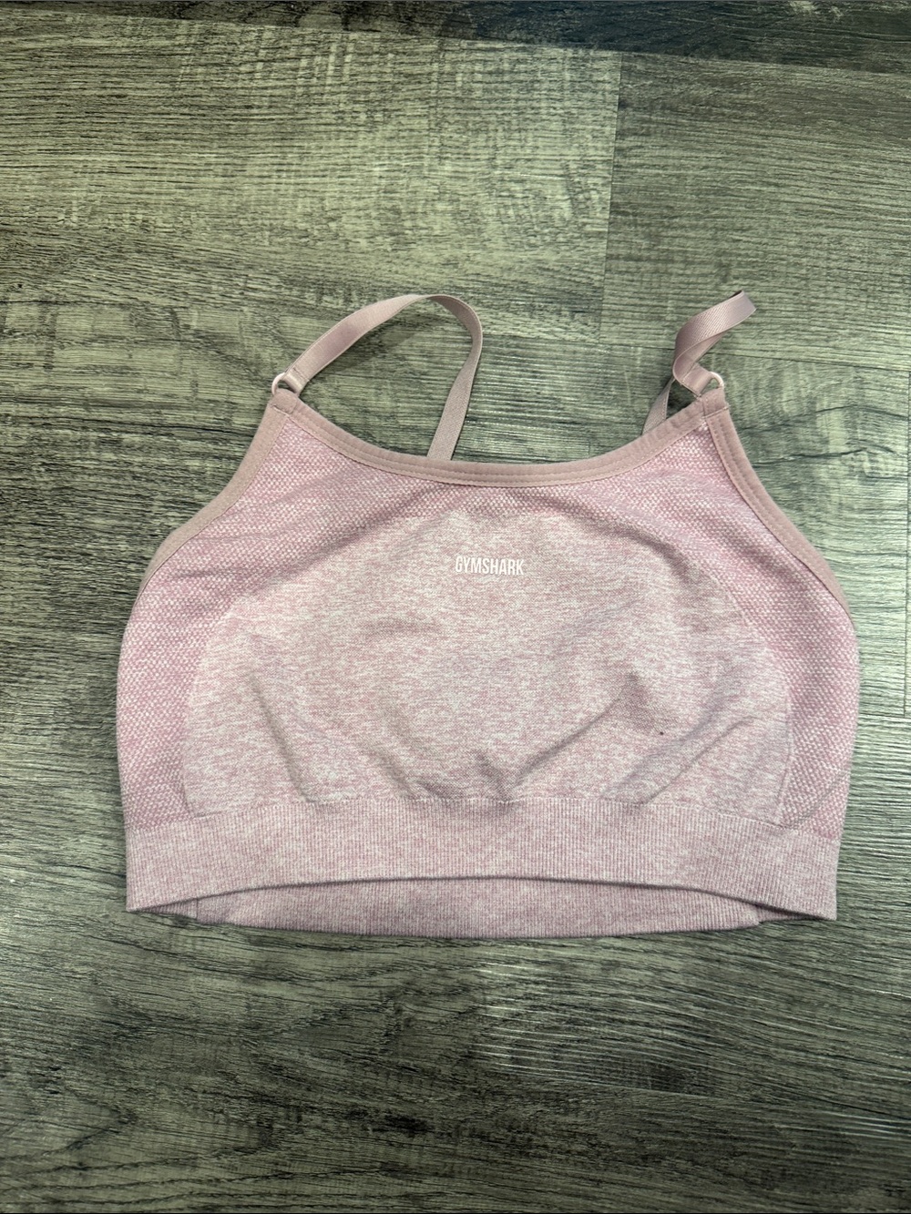 Gymshark Dusty Pink Seamless High Neck Sports Bra